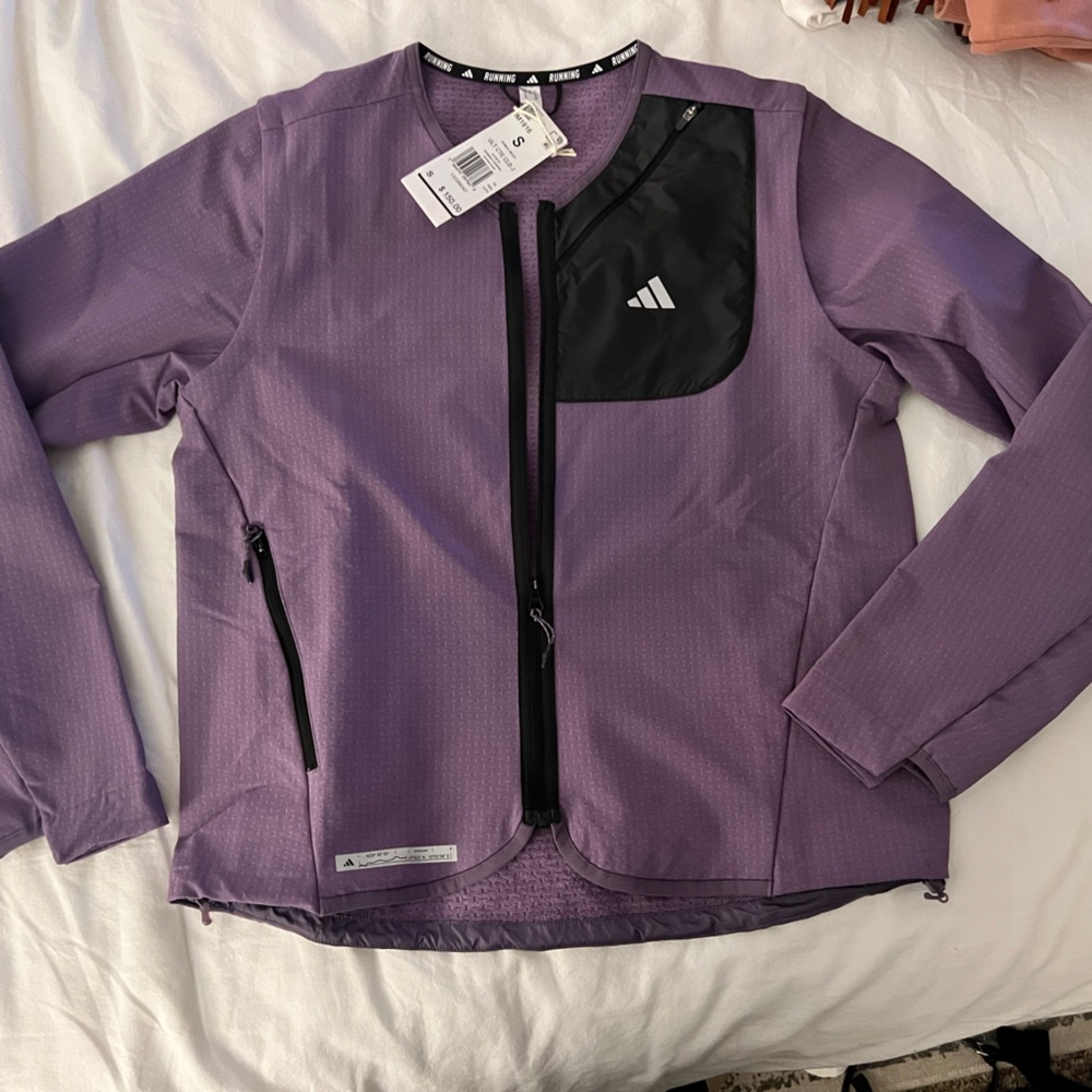 Adidas Purple Jacket with Black Details